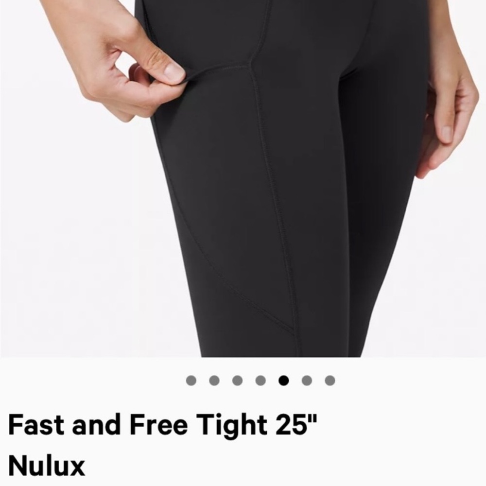 Fast and Free Nulux Lululemon leggings 25”